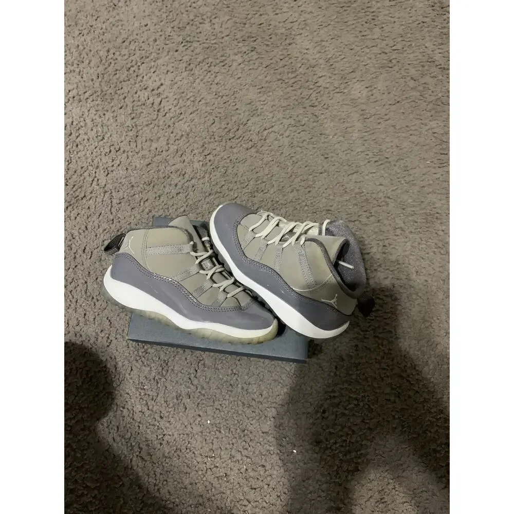 Size 9c- Jordan 11 Retro (PS) Little Kids' Shoes Cool Grey 378040-005 Sneakers